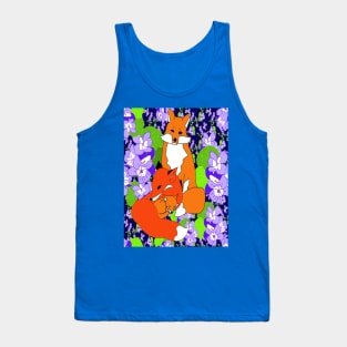 FOX FAMILY AND VIOLETS Tank Top